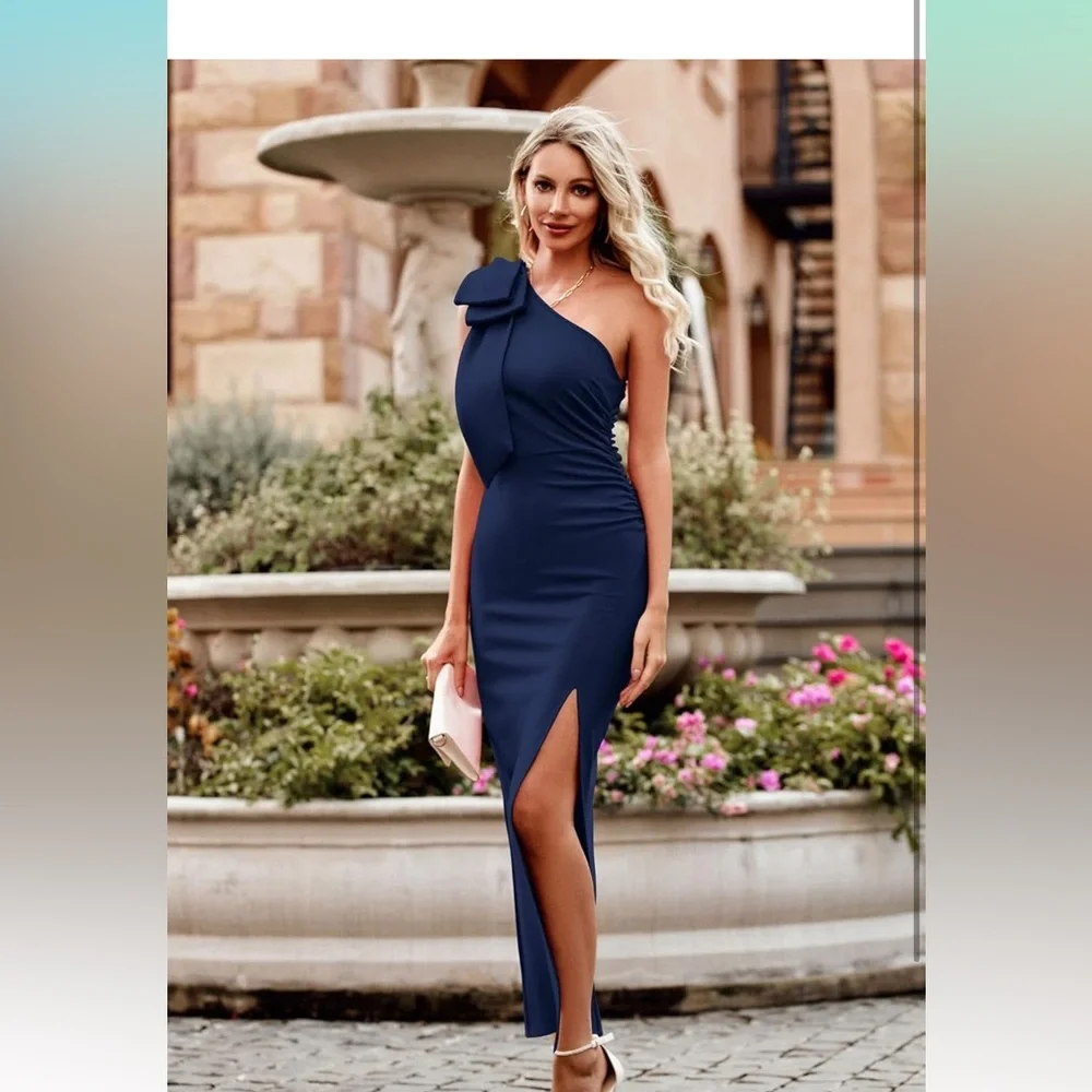 Pretty Garden One shoulder dress - Picture 6 of 12